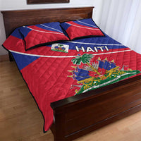 Haitian Flag Day 18 May Quilt Bed Set Jounen Drapo Ayisyen