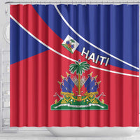 Haitian Flag Day 18 May Shower Curtain Jounen Drapo Ayisyen