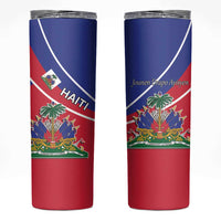 Haitian Flag Day 18 May Skinny Tumbler Jounen Drapo Ayisyen
