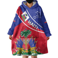 Haitian Flag Day 18 May Wearable Blanket Hoodie Jounen Drapo Ayisyen