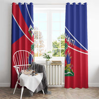 Haitian Flag Day 18 May Window Curtain Jounen Drapo Ayisyen