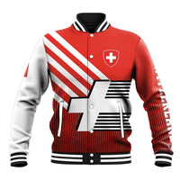Switzerland Coat of Arms Baseball Jacket Swiss Greek cross