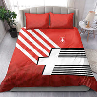 Switzerland Coat of Arms Bedding Set Swiss Greek cross