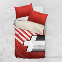 Switzerland Coat of Arms Bedding Set Swiss Greek cross