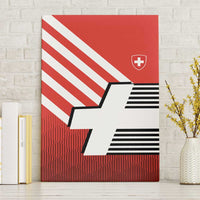 Switzerland Coat of Arms Canvas Wall Art Swiss Greek cross