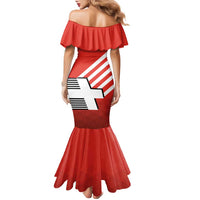 Switzerland Coat of Arms Family Matching Mermaid Dress and Hawaiian Shirt Swiss Greek cross