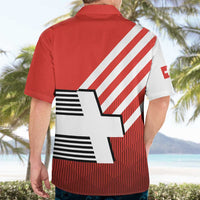 Switzerland Coat of Arms Hawaiian Shirt Swiss Greek cross