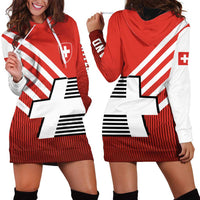 Switzerland Coat of Arms Hoodie Dress Swiss Greek cross