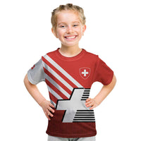 Switzerland Coat of Arms Kid T Shirt Swiss Greek cross