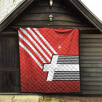 Switzerland Coat of Arms Quilt Swiss Greek cross