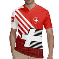 Switzerland Coat of Arms Rugby Jersey Swiss Greek cross