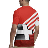 Switzerland Coat of Arms Rugby Jersey Swiss Greek cross