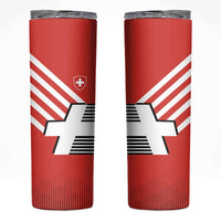 Switzerland Coat of Arms Skinny Tumbler Swiss Greek cross