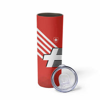Switzerland Coat of Arms Skinny Tumbler Swiss Greek cross