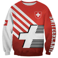 Switzerland Coat of Arms Sweatshirt Swiss Greek cross