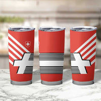 Switzerland Coat of Arms Tumbler Cup Swiss Greek cross