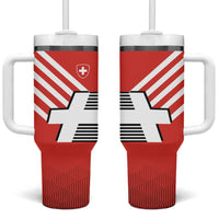 Switzerland Coat of Arms Tumbler With Handle Swiss Greek cross