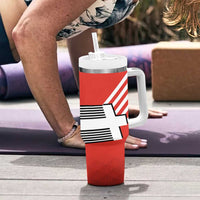 Switzerland Coat of Arms Tumbler With Handle Swiss Greek cross