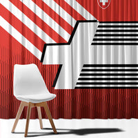 Switzerland Coat of Arms Window Curtain Swiss Greek cross