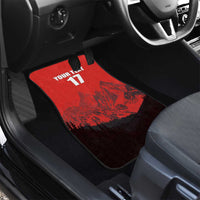 Custom Switzerland Football Car Mats Swiss Alps