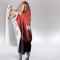 Custom Switzerland Football Hooded Blanket Swiss Alps