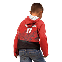 Custom Switzerland Football Kid Hoodie Swiss Alps