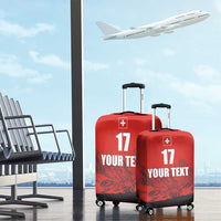 Custom Switzerland Football Luggage Cover Swiss Alps