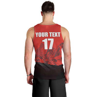 Custom Switzerland Football Men Tank Top Swiss Alps