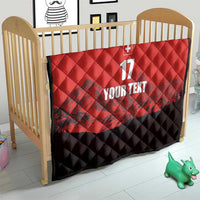Custom Switzerland Football Quilt Swiss Alps
