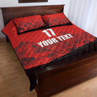 Custom Switzerland Football Quilt Bed Set Swiss Alps