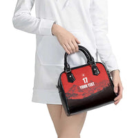 Custom Switzerland Football Shoulder Handbag Swiss Alps