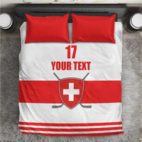Custom Switzerland Ice Hockey Bedding Set Come on La Nati