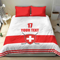Custom Switzerland Ice Hockey Bedding Set Come on La Nati