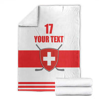 Custom Switzerland Ice Hockey Blanket Come on La Nati
