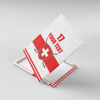 Custom Switzerland Ice Hockey Canvas Wall Art Come on La Nati