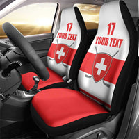 Custom Switzerland Ice Hockey Car Seat Cover Come on La Nati