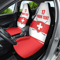 Custom Switzerland Ice Hockey Car Seat Cover Come on La Nati