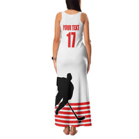 Custom Switzerland Ice Hockey Family Matching Tank Maxi Dress and Hawaiian Shirt Come on La Nati