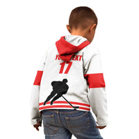 Custom Switzerland Ice Hockey Kid Hoodie Come on La Nati