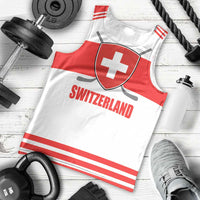Custom Switzerland Ice Hockey Men Tank Top Come on La Nati