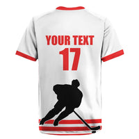 Custom Switzerland Ice Hockey Rugby Jersey Come on La Nati