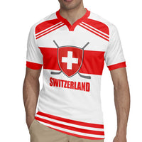 Custom Switzerland Ice Hockey Rugby Jersey Come on La Nati