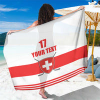 Custom Switzerland Ice Hockey Sarong Come on La Nati