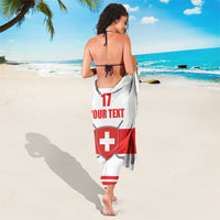 Custom Switzerland Ice Hockey Sarong Come on La Nati