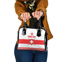 Custom Switzerland Ice Hockey Shoulder Handbag Come on La Nati