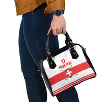 Custom Switzerland Ice Hockey Shoulder Handbag Come on La Nati