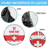 Custom Switzerland Ice Hockey Spare Tire Cover Come on La Nati