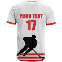 Custom Switzerland Ice Hockey T Shirt Come on La Nati