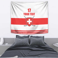 Custom Switzerland Ice Hockey Tapestry Come on La Nati