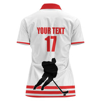 Custom Switzerland Ice Hockey Women Polo Shirt Come on La Nati